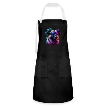 Anatolian Shepherd Dog Dogs Anatolian Shepherd - Artisan Apron - black/white - Front - Zoe (177cm)