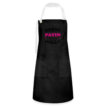 BESTE PATIN GODMOTHER IN DER WELT - Artisan Apron - black/white - Front - Zoe (177cm)