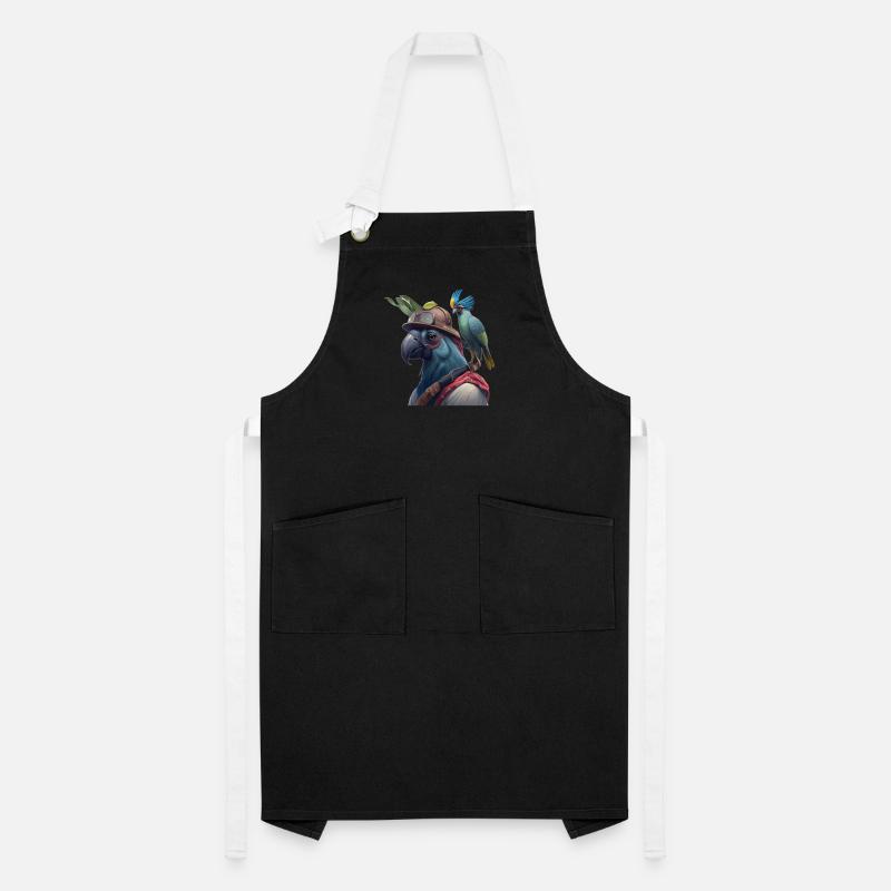Parrot Head Gift Artisan Apron
