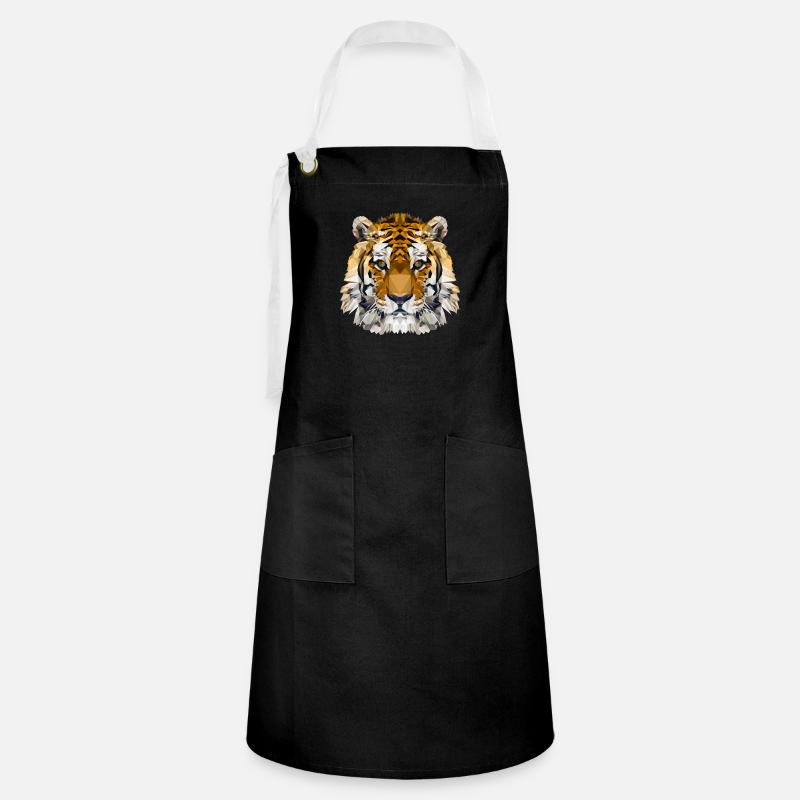 Tiger - Artisan Apron - black/white