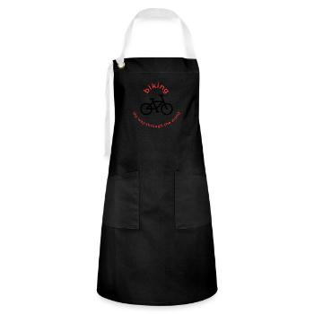 Biking - Artisan Apron - black/white - Front - Zoe (177cm)