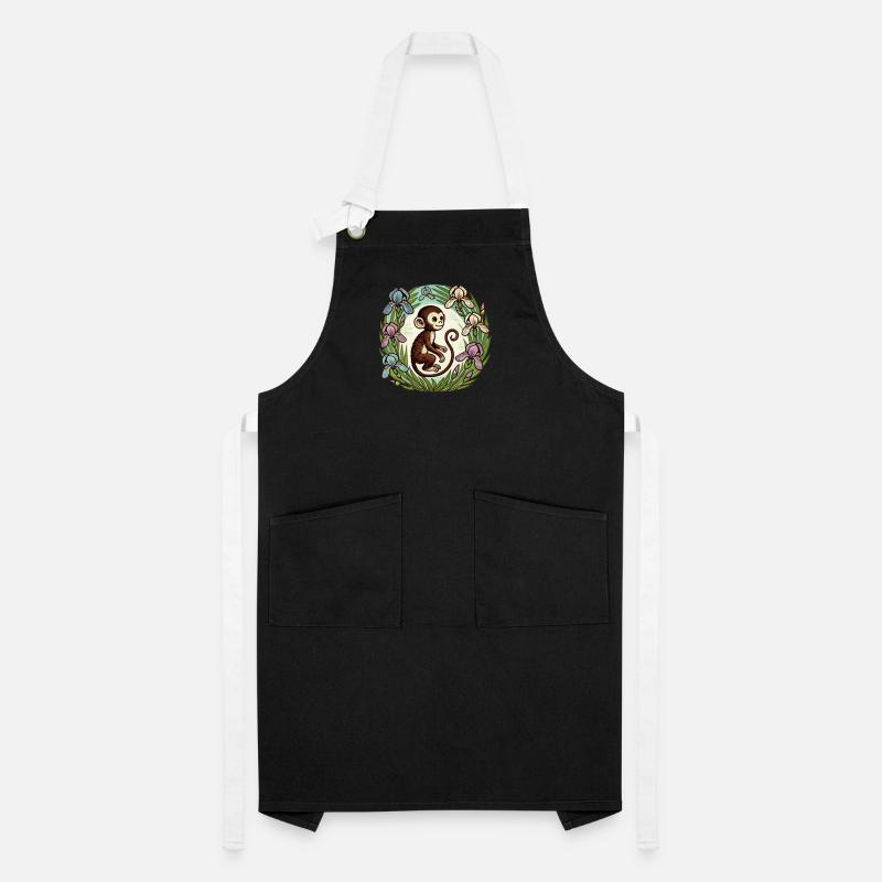 Iris Monkey Artisan Apron