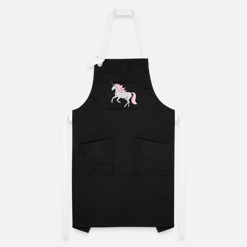 Einhorn "einfach mal märchenhaft sein..." Kontrastschürze