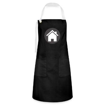 building house homes architecture house building206 - Artisan Apron - black/white - Front - Zoe (177cm)