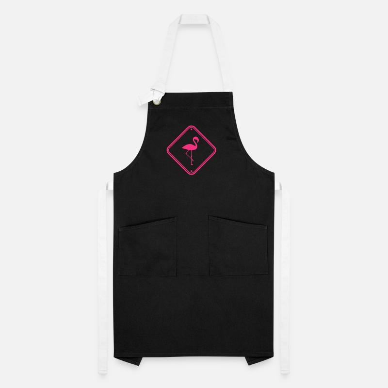 warning note caution caution shield danger fla Artisan Apron