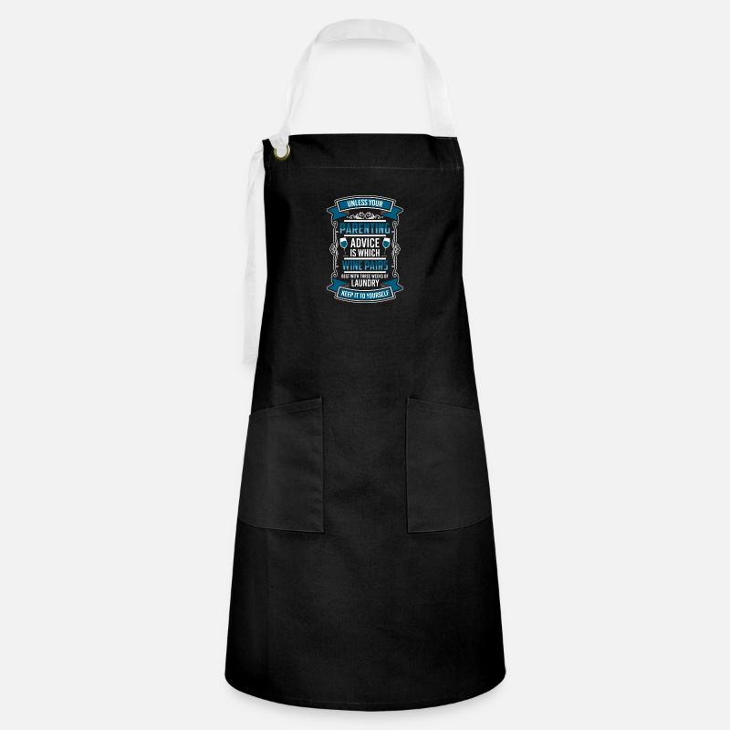 Parenting Parenthood - Artisan Apron - black/white