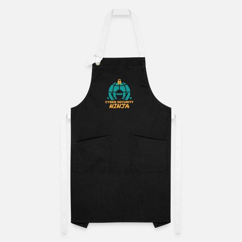 Cyber security ninja Programming Computer Science Artisan Apron