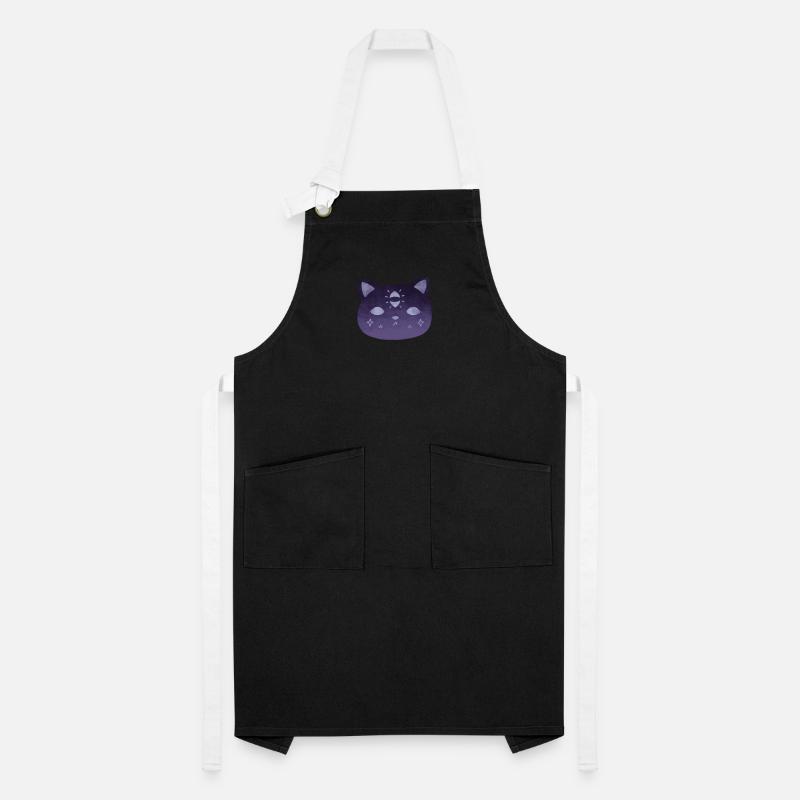 Witch Cat Third Eye Artisan Apron