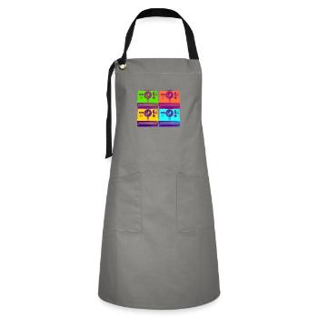 Vintage Room - Artisan Apron - grey/black - Front - Zoe (177cm)