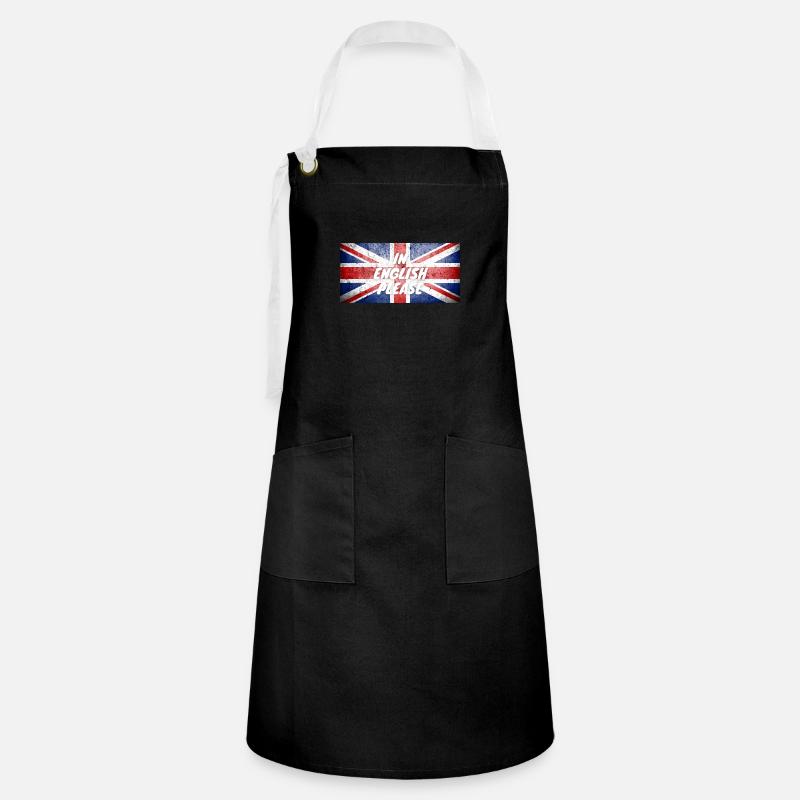 In deutsch please - Artisan Apron - black/white