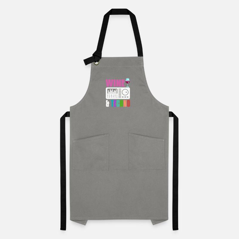 Wine & Techno Awesome Retro Techno Designs Artisan Apron