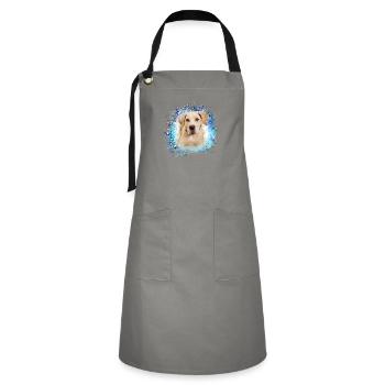 Cane Corso,Dog,Painting,Graffiti,Bulldog - Artisan Apron - grey/black - Front - Zoe (177cm)