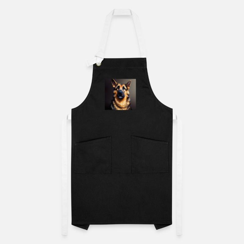 German Shepherd artwork Artisan Apron