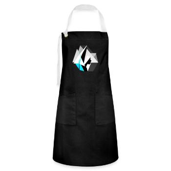 Fashionably late - Artisan Apron - black/white - Front - Zoe (177cm)