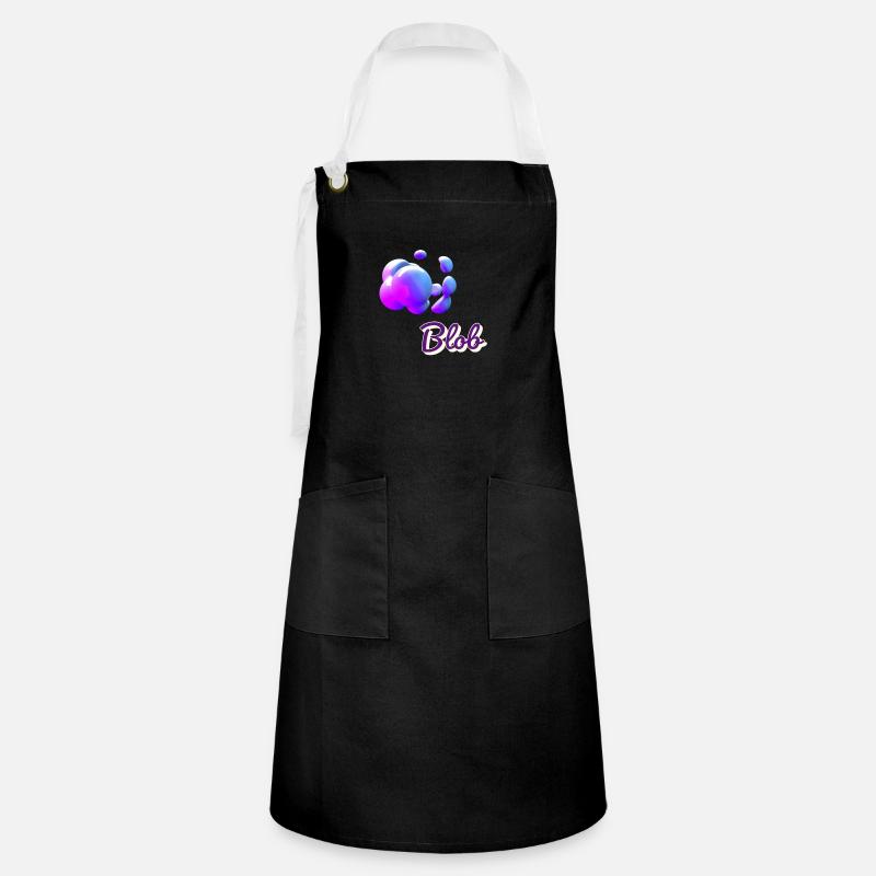 Blob - Artisan Apron - black/white