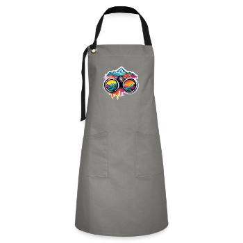 Binoculars / Observation / Observation / Adventure - Artisan Apron - grey/black - Front - Zoe (177cm)