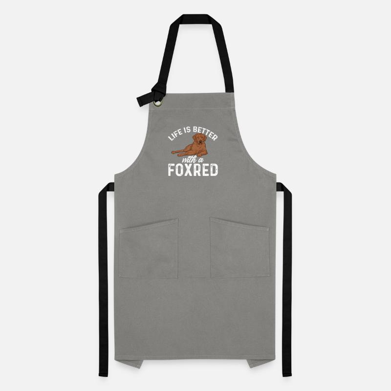 Foxred Labrador Fox Red Labrador Retriever Artisan Apron