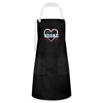 Valenrine's paintball squad - Artisan Apron - black/white - Front - Zoe (177cm)