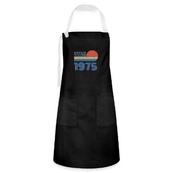 vintage 1975 - Artisan Apron - black/white - Front - Zoe (177cm)