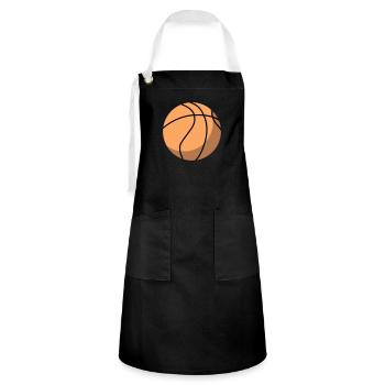Basket-ball - Tablier contrasté - noir/blanc - Devant - Zoe (177cm)