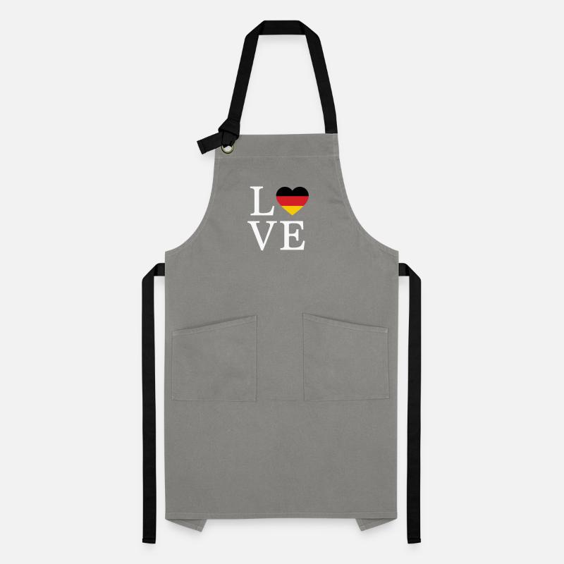 Germany Minimalist Script Artisan Apron
