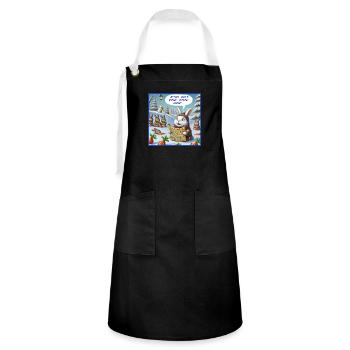 Rabbit - Artisan Apron - black/white - Front - Zoe (177cm)