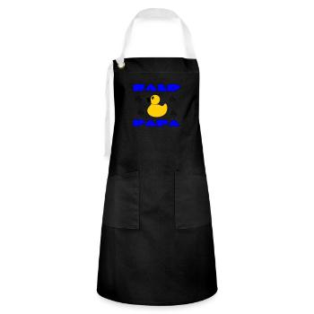 BALD PAPA - Artisan Apron - black/white - Front - Zoe (177cm)
