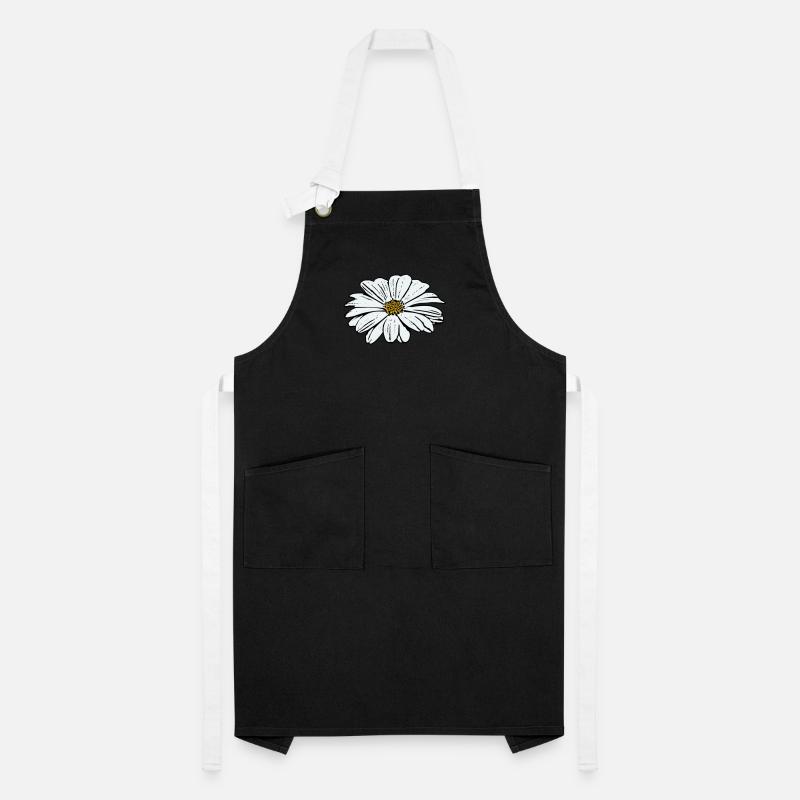 Fleur Blanche Fleurs Blanches Fleurs Blanches Fleurs Blanches Tablier contrasté