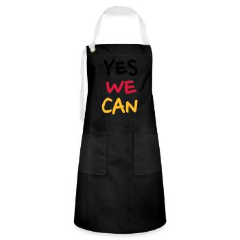 Yes we can - Artisan Apron - black/white - Front - Zoe (177cm)