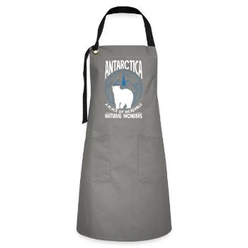 A place of incredible natural wonders Expedition - Artisan Apron - grey/black - Front - Zoe (177cm)