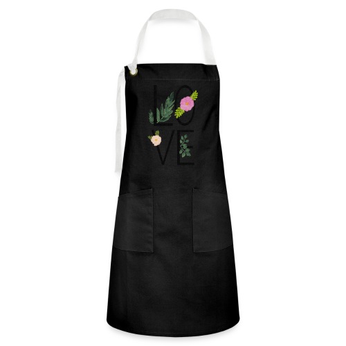 Love Sign with flowers - Artisan Apron