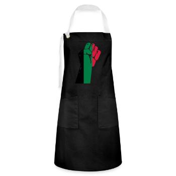 Palestine - Artisan Apron - black/white - Front - Zoe (177cm)