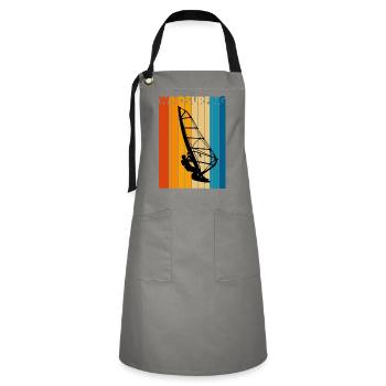 Windsurfing - Artisan Apron - grey/black - Front - Zoe (177cm)