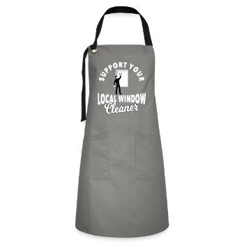 window cleaner - Artisan Apron - grey/black - Front - Zoe (177cm)