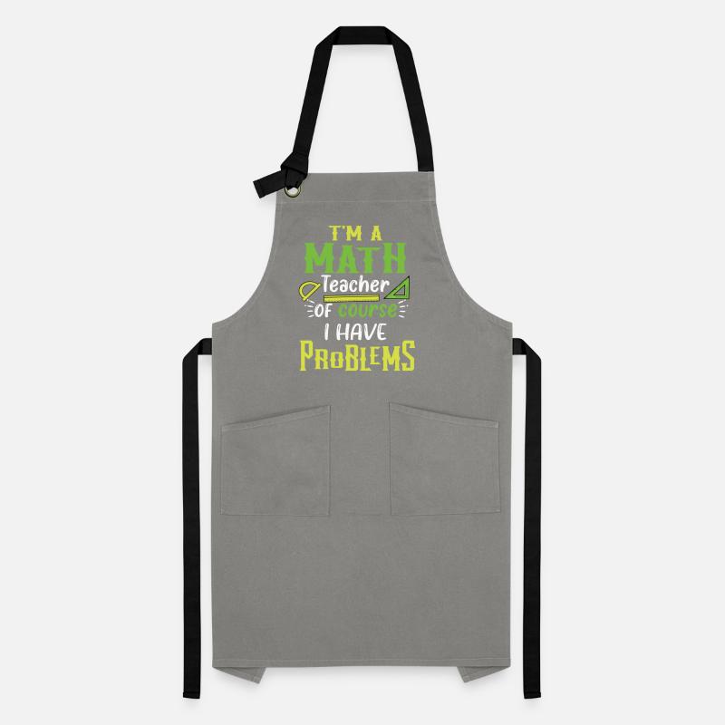 Math teacher math Artisan Apron