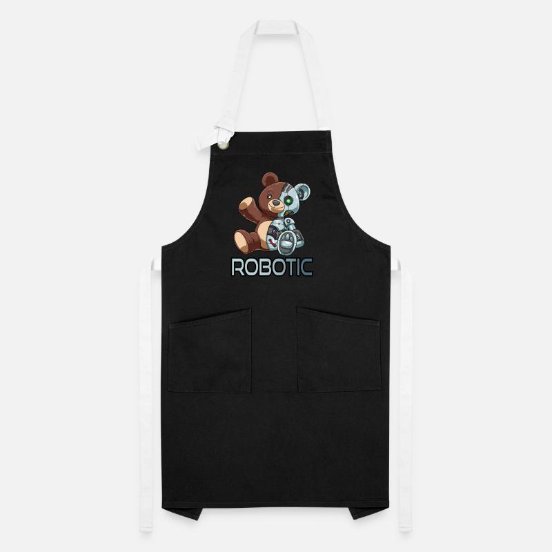 Funny Bear Robot Robotic Cuddle Cyborg Artisan Apron