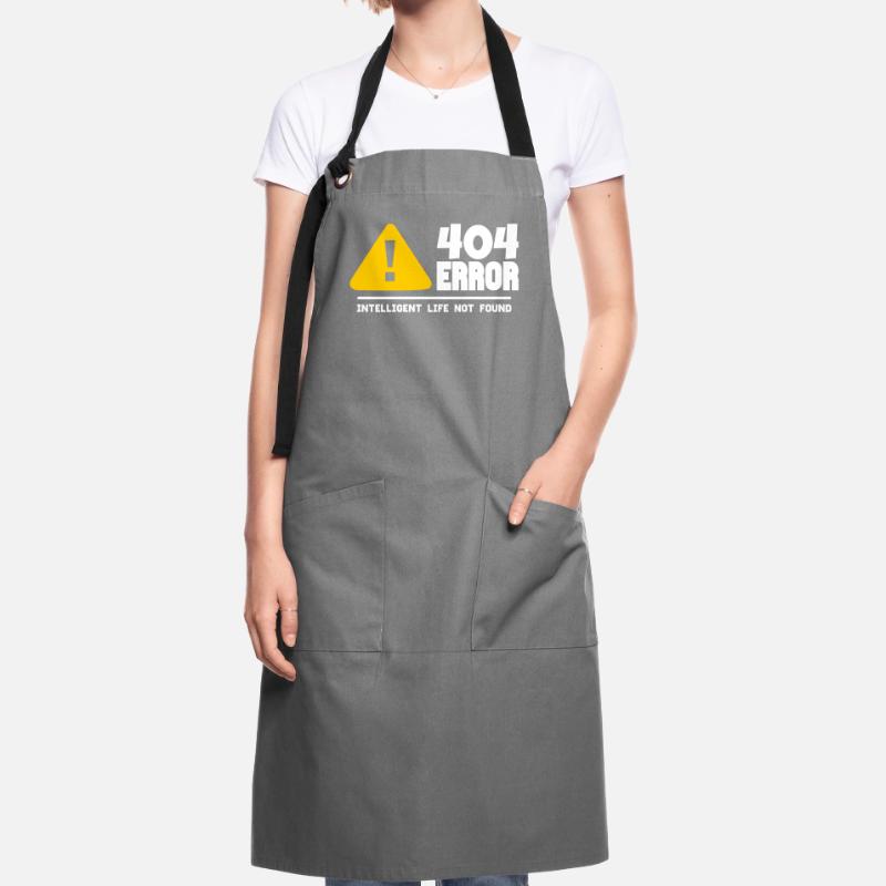 Computer and programmer geek. 404 Errors Artisan Apron