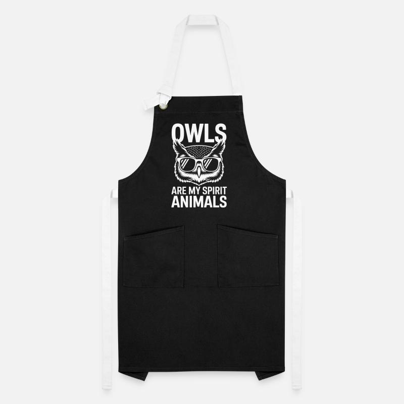 Eule Spruch Eulen Lustiges Eulen Geschenk Kontrastschürze
