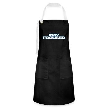 Stay Focused - Artisan Apron - black/white - Front - Zoe (177cm)