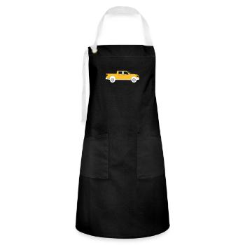 Pick-up Truck - Artisan Apron - black/white - Front - Zoe (177cm)