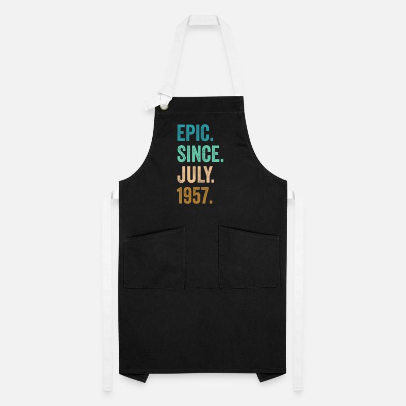 Epic Since July 1957 65. Geburtstag Kontrastschürze