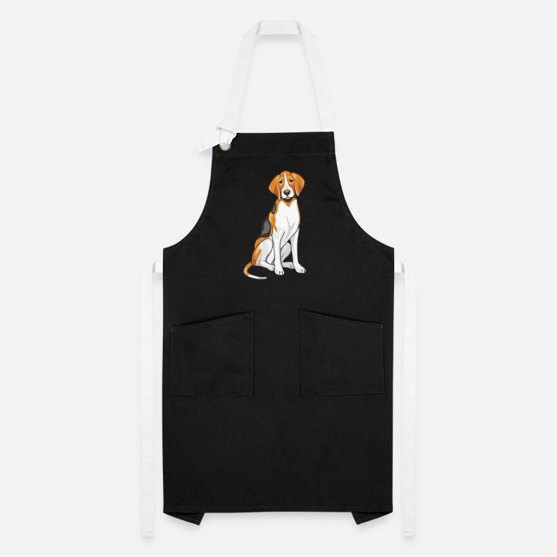 Sitting foxhound Artisan Apron