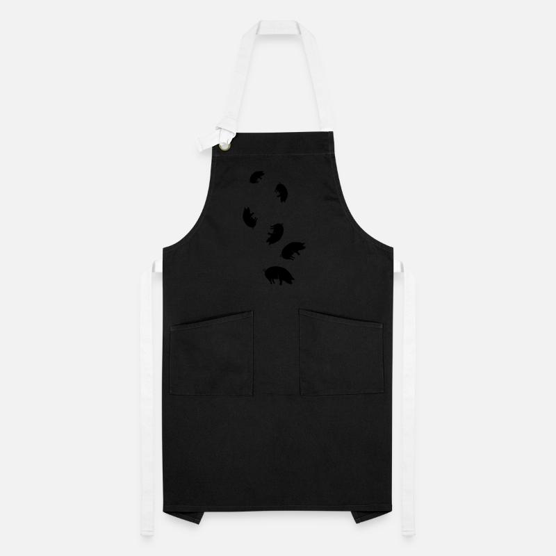 Schwein Tier Kontrastschürze