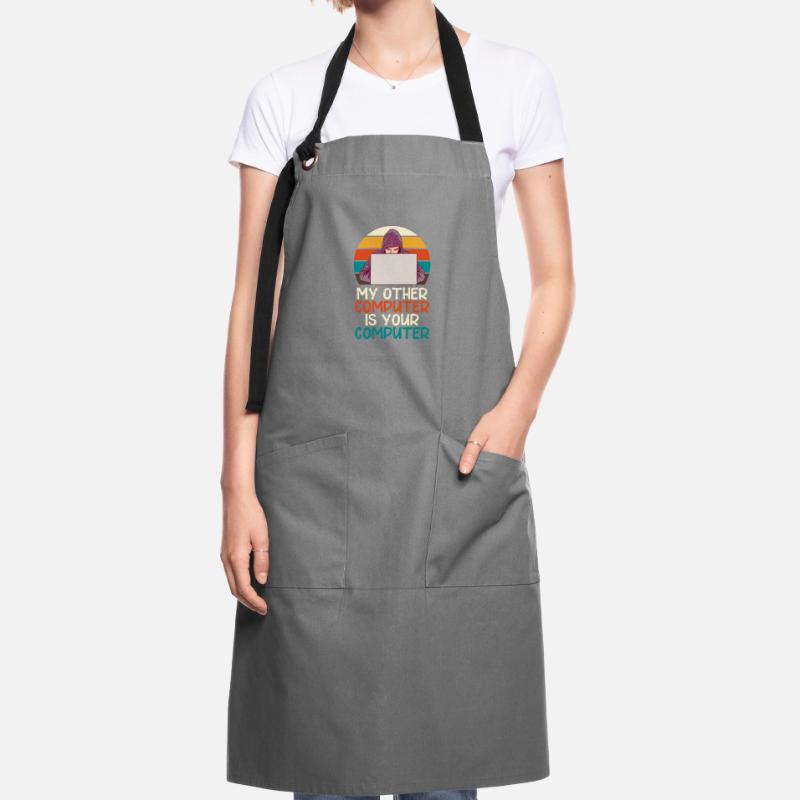 Programmer Geek Computer Programming Coder L Artisan Apron