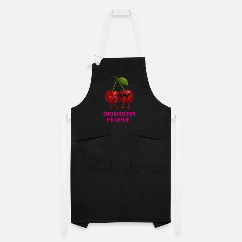 Two cherries, one feeling Artisan Apron