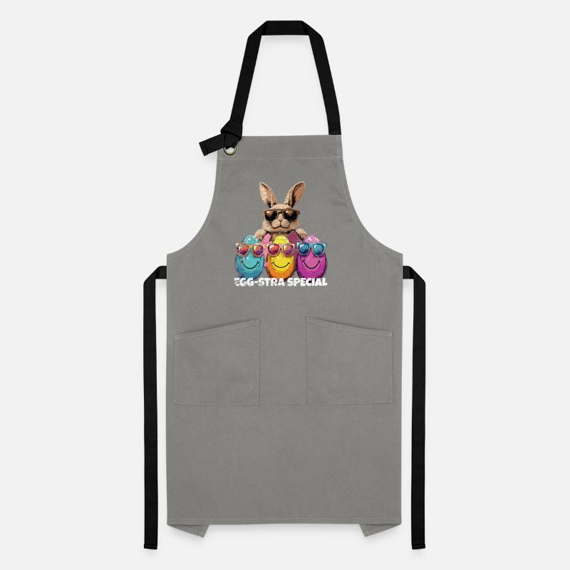 Eggstra Special Funny Easter Bunny Easter Artisan Apron