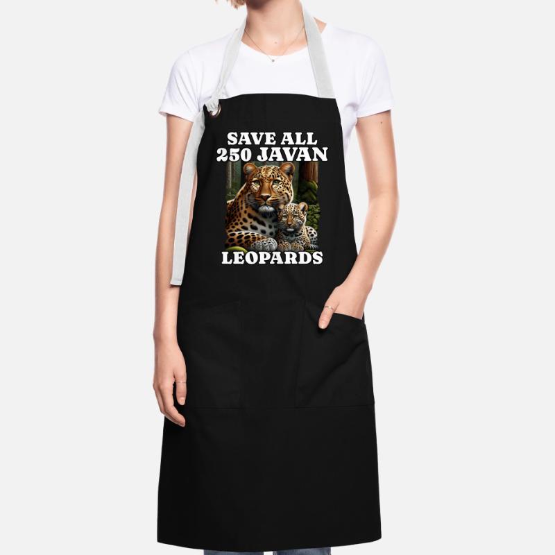 Save Java Leopard Artisan Apron
