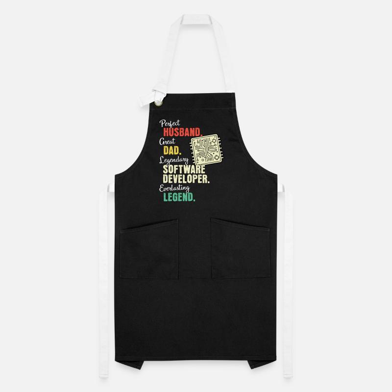 Software Developer Dad Artisan Apron