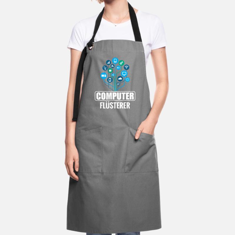Programmierer Informatik Admin Computer Flüsterer Kontrastschürze