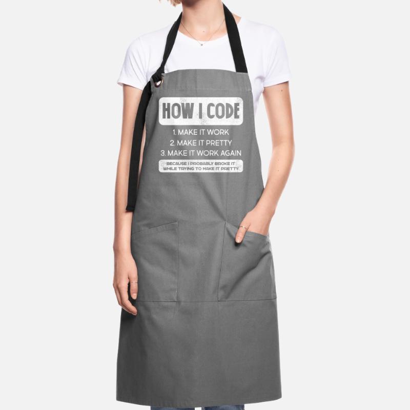 Programmer, Code, Nerd, Programming Artisan Apron